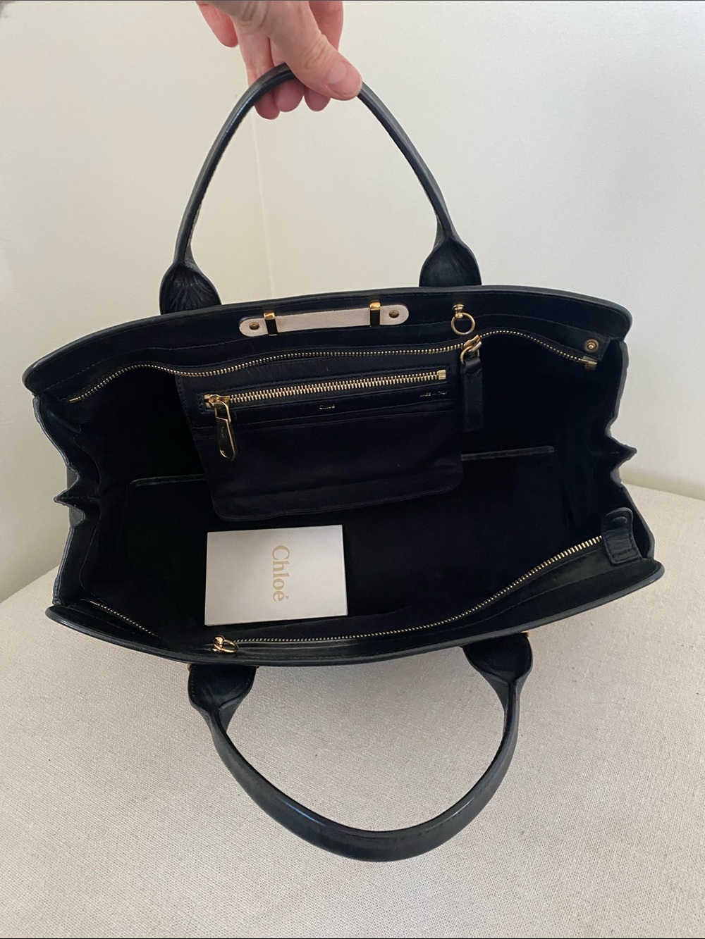 Chloe Alice Two Tone Satchel - Picture 8 of 17